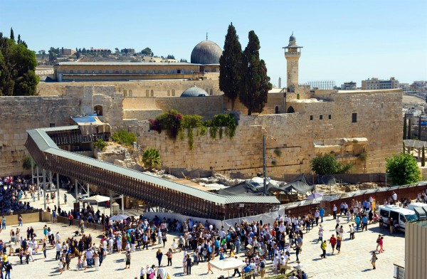 The Mughrabi Gate, the only access point to the Temple Mount for Christians and Jews, is located at the Western (Wailing) Wall.