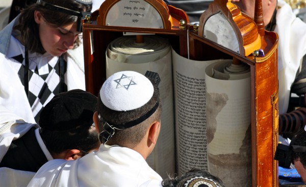 Reading the Torah at the Western (Wailing) Wall in Jerusalem (Photo by Kyle Taylor) Reading the Torah at the Western (Wailing) Wall in Jerusalem (Photo by Kyle Taylor)