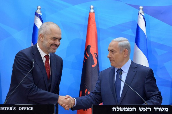 Prime Minister Benjamin Netanyahu-Albania- Prime Minister Edi Rama