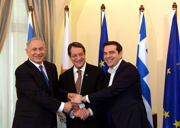 Netanyahu, Anastasides, Tsipras