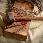 nails, cross, tree, blood, Resurrection Sunday, Jesus, Yeshua