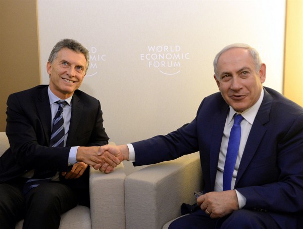 Mauricio Macri, Benjamin Netanyahu, Israel, Argentina