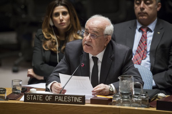 Palestinian terrorism, statehood, two states, Israel, Mansour, United Nations