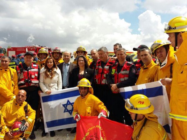 Israel, Cyprus, firefighting