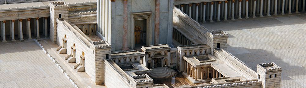 second temple, herod's temple model
