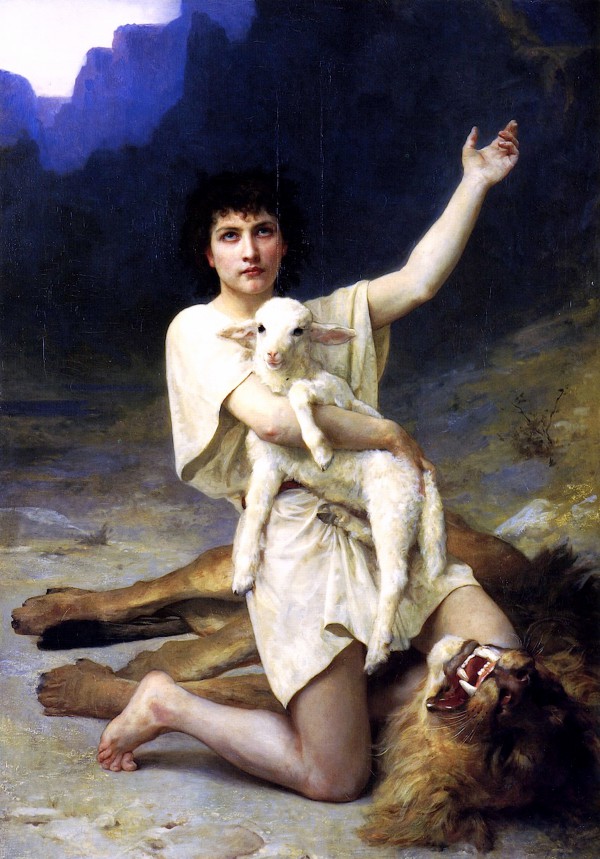 The Shepherd David, by Elizabeth Jane Gardner (1837–1922; Public Domain)