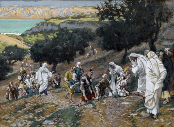 Yeshua Heals the Blind and Lame, by James Tissot