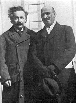 Albert Einstein and Chaim Weizmann (1921)