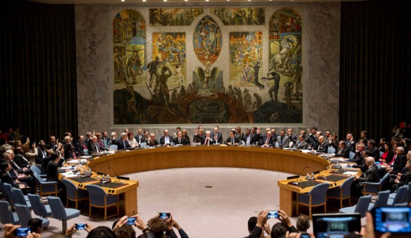 UN Security Council in session