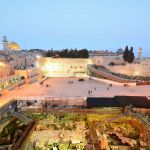 View of the excavation 100 meters from Temple Mount