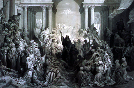 Messiah Entering Jerusalem, by Gustav Dore