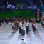 Israel’s national anthem HaTikvah was performed on Mount Herzl at the 70th anniversary ceremony of Israel’s independence, April 18, 2018.