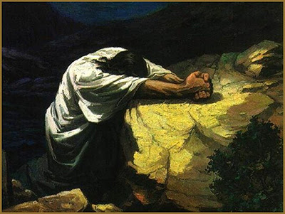  Yeshua Prays in the Garden of Gethsemane (Flickr, by Waiting for the Word lic.  cc by 2.0)