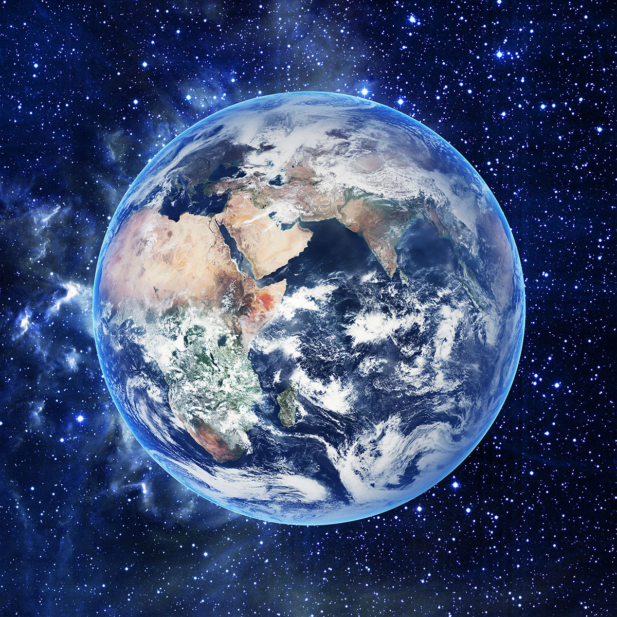 image of earth from space
